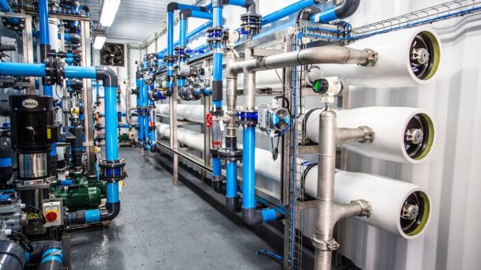water treatment system installation